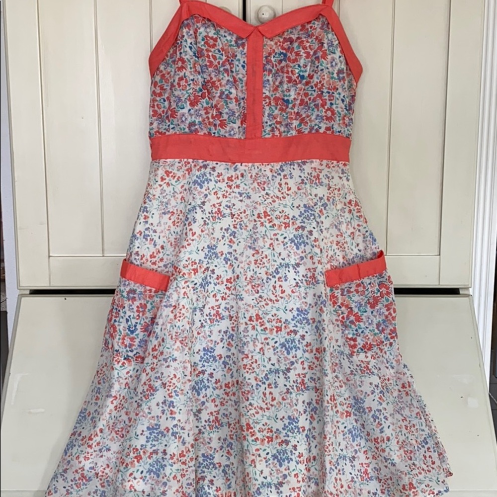 Floral Pocketed Sundress